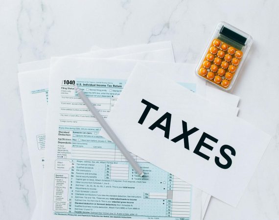 Tax Documents on the Table